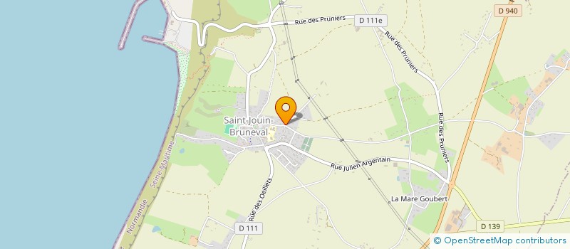 localisation de l'entreprise MADAME ELISABETH FRIBOULET à SAINT-JOUIN-BRUNEVAL
