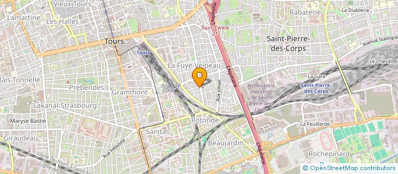 localisation de l'entreprise MADAME ELISABETH FROMENT  SAINT-PIERRE-DES-CORPS