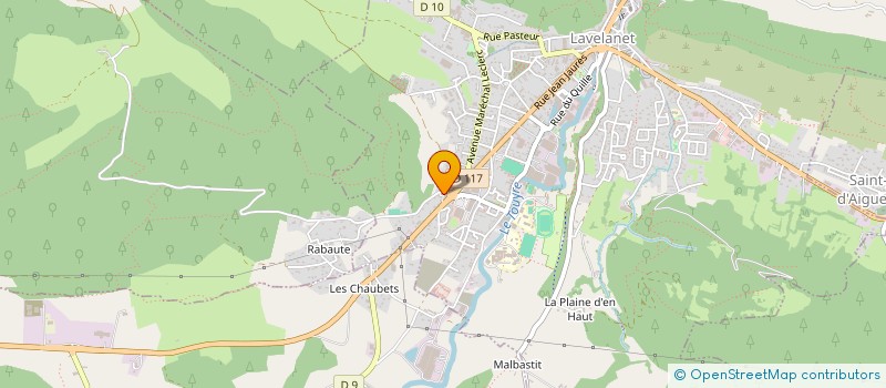 localisation de l'entreprise MADAME ELISABETH FUMERO LOPEZ à LAVELANET