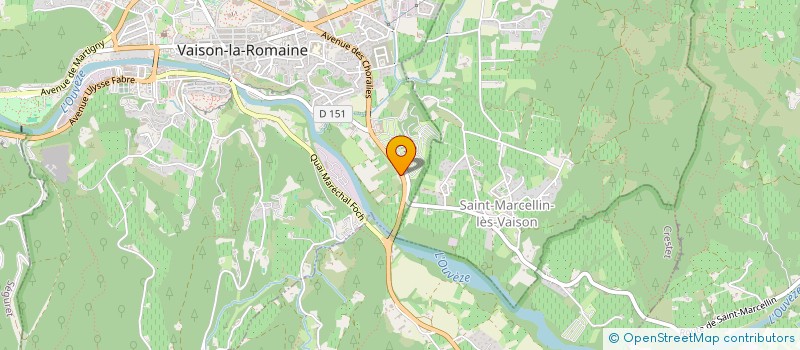 localisation de l'entreprise MADAME ELISABETH GALAS  VAISON-LA-ROMAINE