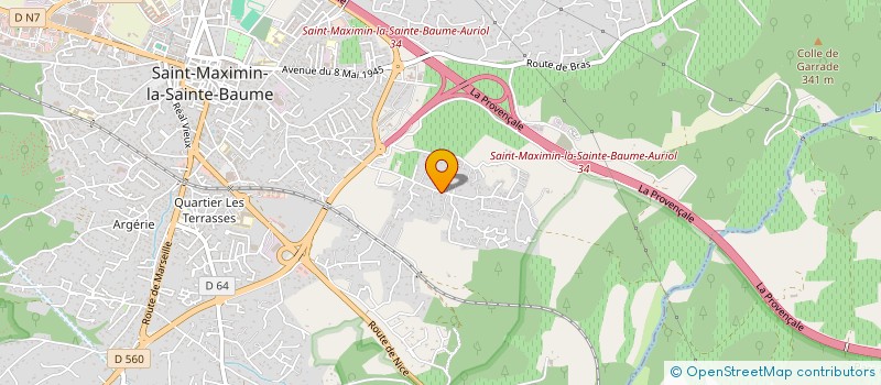 localisation de l'entreprise MADAME ELISABETH GALLAND à SAINT-MAXIMIN-LA-SAINTE-BAUME