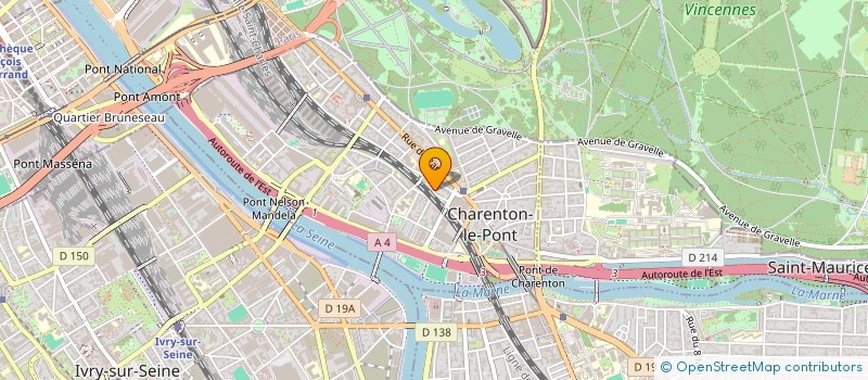 localisation de l'entreprise MADAME ELISABETH GAMBIER  CHARENTON-LE-PONT