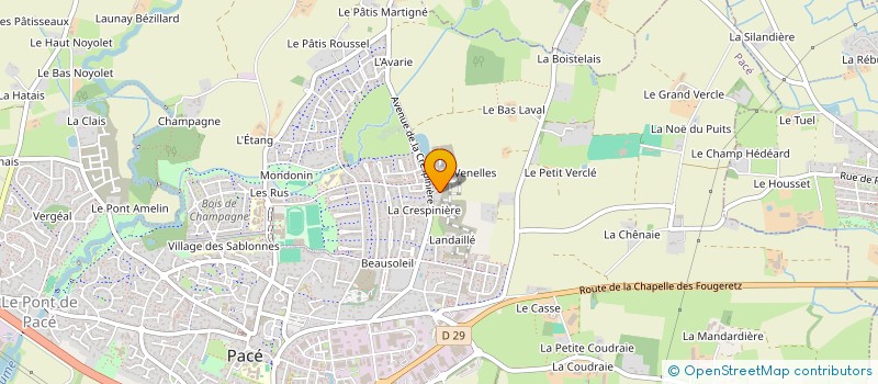localisation de l'entreprise MADAME ELISABETH GANION à PACE