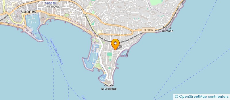 localisation de l'entreprise MADAME ELISABETH GARCIA à CANNES