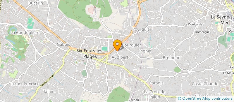 localisation de l'entreprise MADAME ELISABETH GARCIA à SIX-FOURS-LES-PLAGES