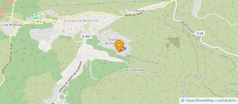 localisation de l'entreprise MADAME ELISABETH GASNIER  ENSUES-LA-REDONNE