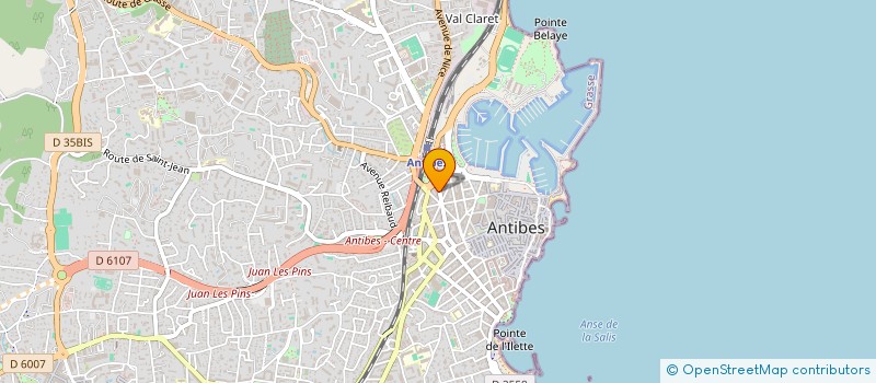 localisation de l'entreprise MADAME ELISABETH GASSAN à ANTIBES