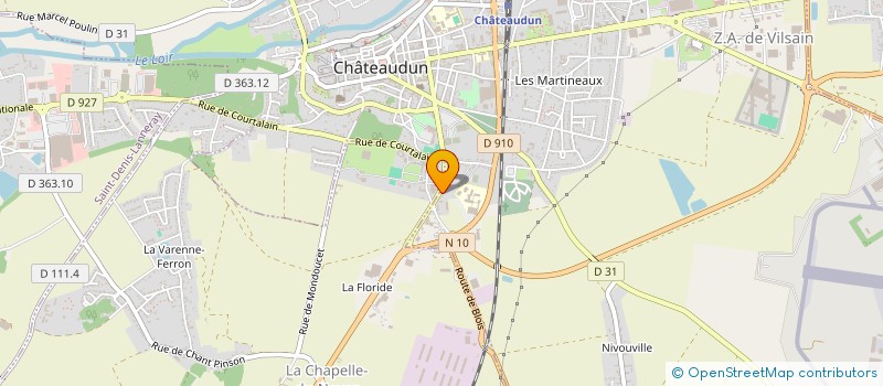 localisation de l'entreprise MADAME ELISABETH GAUDILLET à CHATEAUDUN