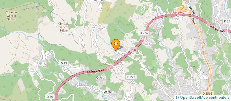 localisation de l'entreprise MADAME ELISABETH GAUDO  SAINTE-AGNES