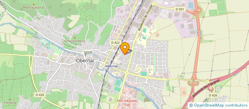 localisation de l'entreprise MADAME ELISABETH GAUGENOT  OBERNAI