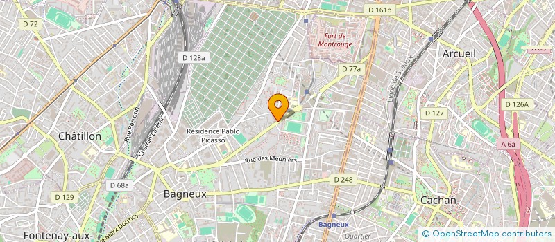 localisation de l'entreprise MADAME ELISABETH GAUTHRON à BAGNEUX