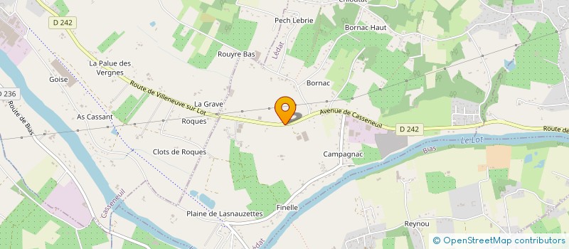 localisation de l'entreprise MADAME ELISABETH GAYRAUD  LEDAT