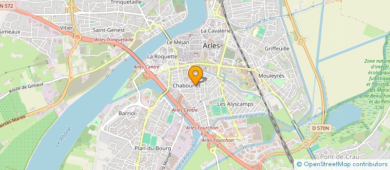 localisation de l'entreprise MADAME ELISABETH GELY à ARLES