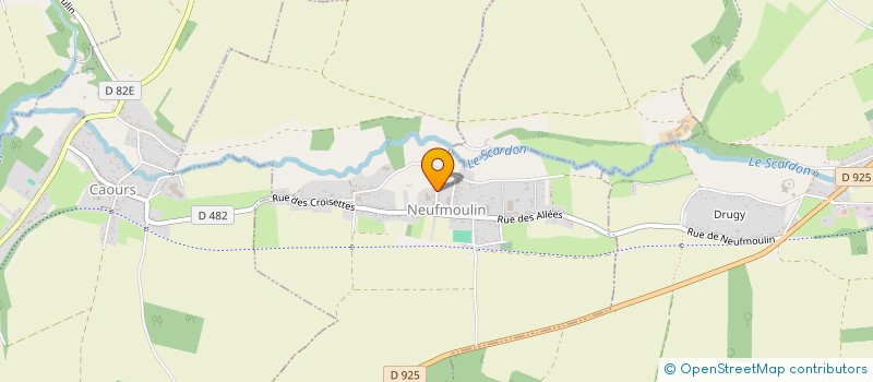 localisation de l'entreprise MADAME ELISABETH GENEAU DE LAMARLIERE  NEUFMOULIN