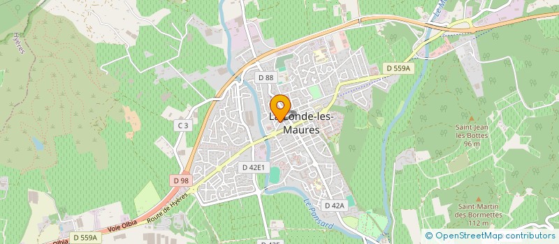 localisation de l'entreprise MADAME ELISABETH GENOLIER à LA LONDE-LES-MAURES