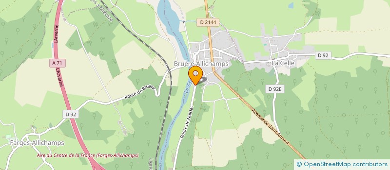 localisation de l'entreprise MADAME ELISABETH GENTES  BRUERE-ALLICHAMPS