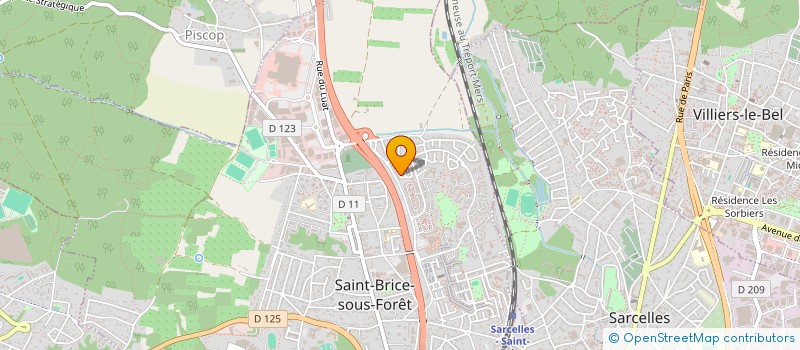 localisation de l'entreprise MADAME ELISABETH GHEZAIL à SAINT-BRICE-SOUS-FORET