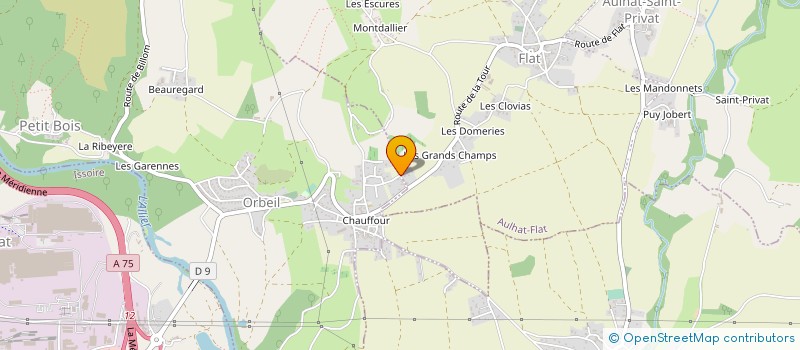 localisation de l'entreprise MADAME ELISABETH GIDON  ORBEIL