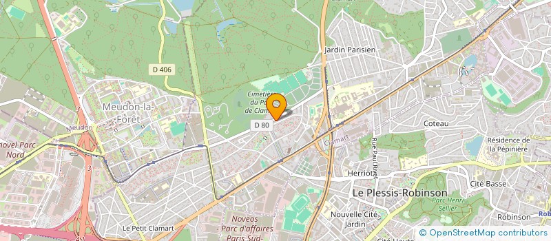 localisation de l'entreprise MADAME ELISABETH GILSON à CLAMART