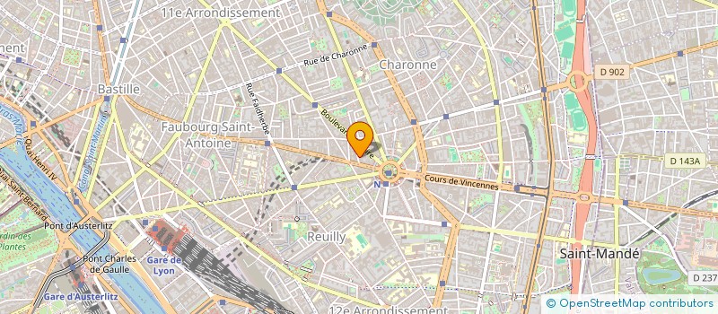 localisation de l'entreprise MADAME ELISABETH GIMENEZ  PARIS