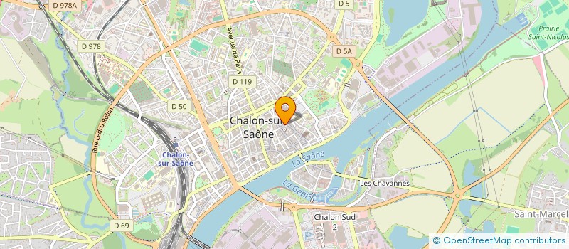 localisation de l'entreprise MADAME ELISABETH GIRARD à CHALON-SUR-SAONE