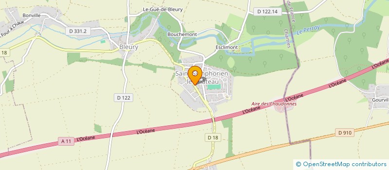 localisation de l'entreprise MADAME ELISABETH GIRARD-CARRABIN à AUNEAU-BLEURY-SAINT-SYMPHORIEN