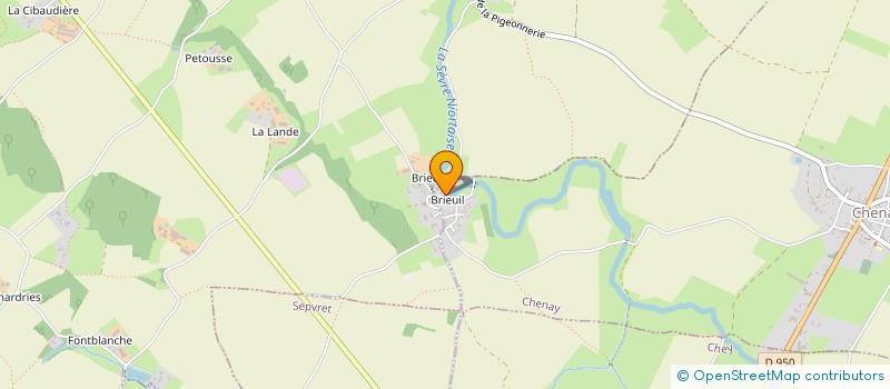 localisation de l'entreprise MADAME ELISABETH GIRAUD  CHENAY