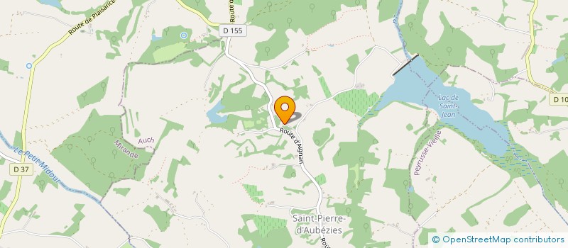 localisation de l'entreprise MADAME ELISABETH GISSOT  LUPIAC