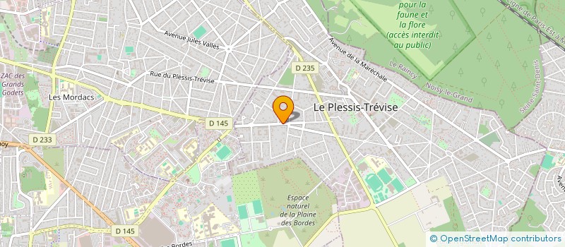 localisation de l'entreprise MADAME ELISABETH GOMES  LE PLESSIS-TREVISE