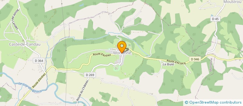 localisation de l'entreprise MADAME ELISABETH GOMEZ  MORLANNE