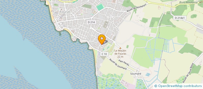 localisation de l'entreprise MADAME ELISABETH GOUJON  FOURAS