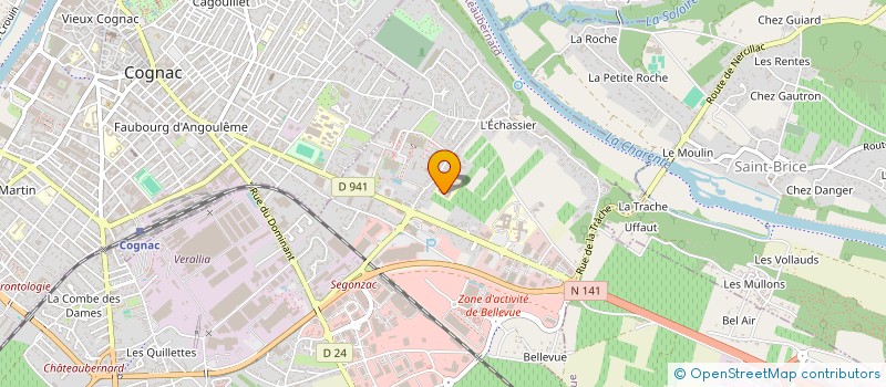 localisation de l'entreprise MADAME ELISABETH GOUTERON  CHATEAUBERNARD