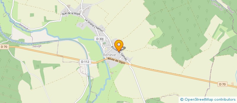 localisation de l'entreprise MADAME ELISABETH GOUTTE  RENEVE