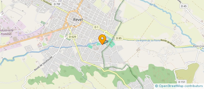 localisation de l'entreprise MADAME ELISABETH GOVER  REVEL