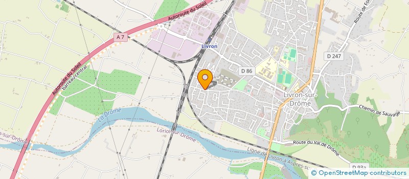 localisation de l'entreprise MADAME ELISABETH GRAND à LIVRON-SUR-DROME