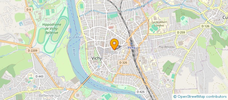 localisation de l'entreprise MADAME ELISABETH GRANGEON à VICHY