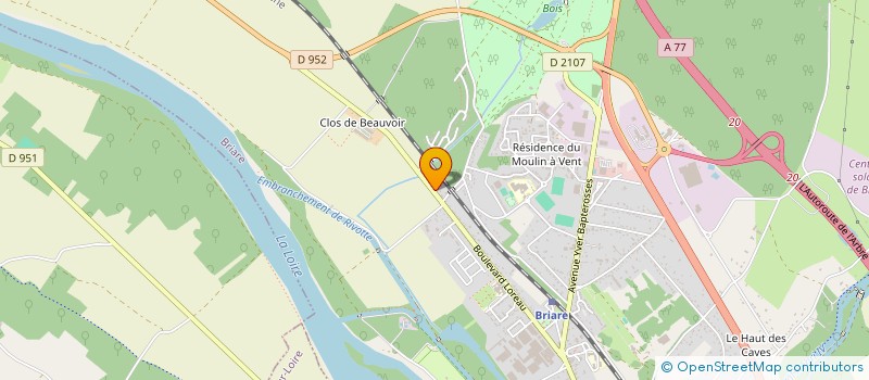 localisation de l'entreprise MADAME ELISABETH GRANJON à BRIARE