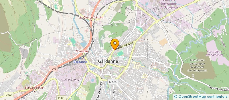 localisation de l'entreprise MADAME ELISABETH GRANON à GARDANNE