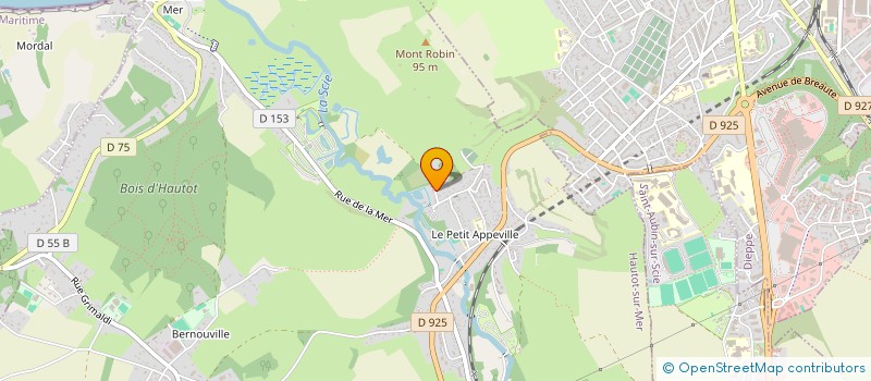 localisation de l'entreprise MADAME ELISABETH GRENET  HAUTOT-SUR-MER