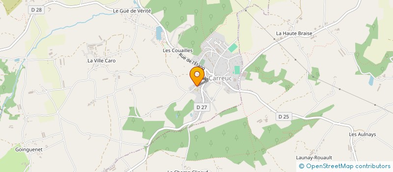 localisation de l'entreprise MADAME ELISABETH GRESSIER à SAINT-CARREUC
