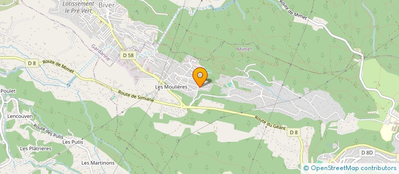 localisation de l'entreprise MADAME ELISABETH GREZARD  MIMET