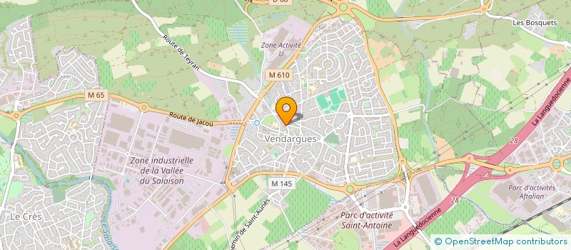 localisation de l'entreprise MADAME ELISABETH GROJEAN à VENDARGUES