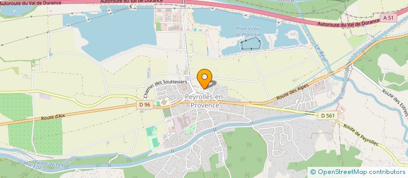 localisation de l'entreprise MADAME ELISABETH GROUL  PEYROLLES-EN-PROVENCE