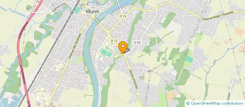 localisation de l'entreprise MADAME ELISABETH GROULT  MURET