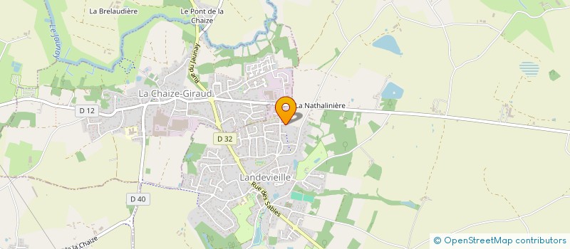 localisation de l'entreprise MADAME ELISABETH GUERIN à LANDEVIEILLE