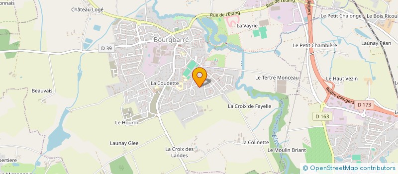 localisation de l'entreprise MADAME ELISABETH GUERIN  BOURGBARRE