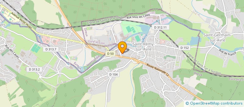 localisation de l'entreprise MADAME ELISABETH GUIGONNAT à SAINT-REMY-SUR-AVRE