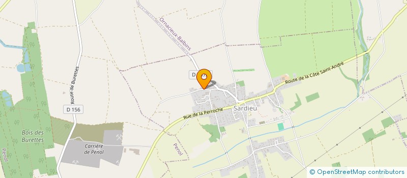 localisation de l'entreprise MADAME ELISABETH GUILLAUD  SARDIEU