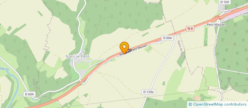 localisation de l'entreprise MADAME ELISABETH GUILLAUME  NANT-LE-PETIT