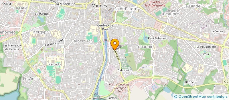 localisation de l'entreprise MADAME ELISABETH GUILLORET à VANNES